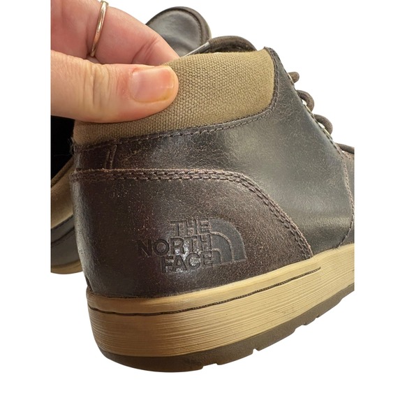 The North Face Men's Brown Leather Evo Ballard Chukka Lace Up Boot - 8.5 - Picture 6 of 10